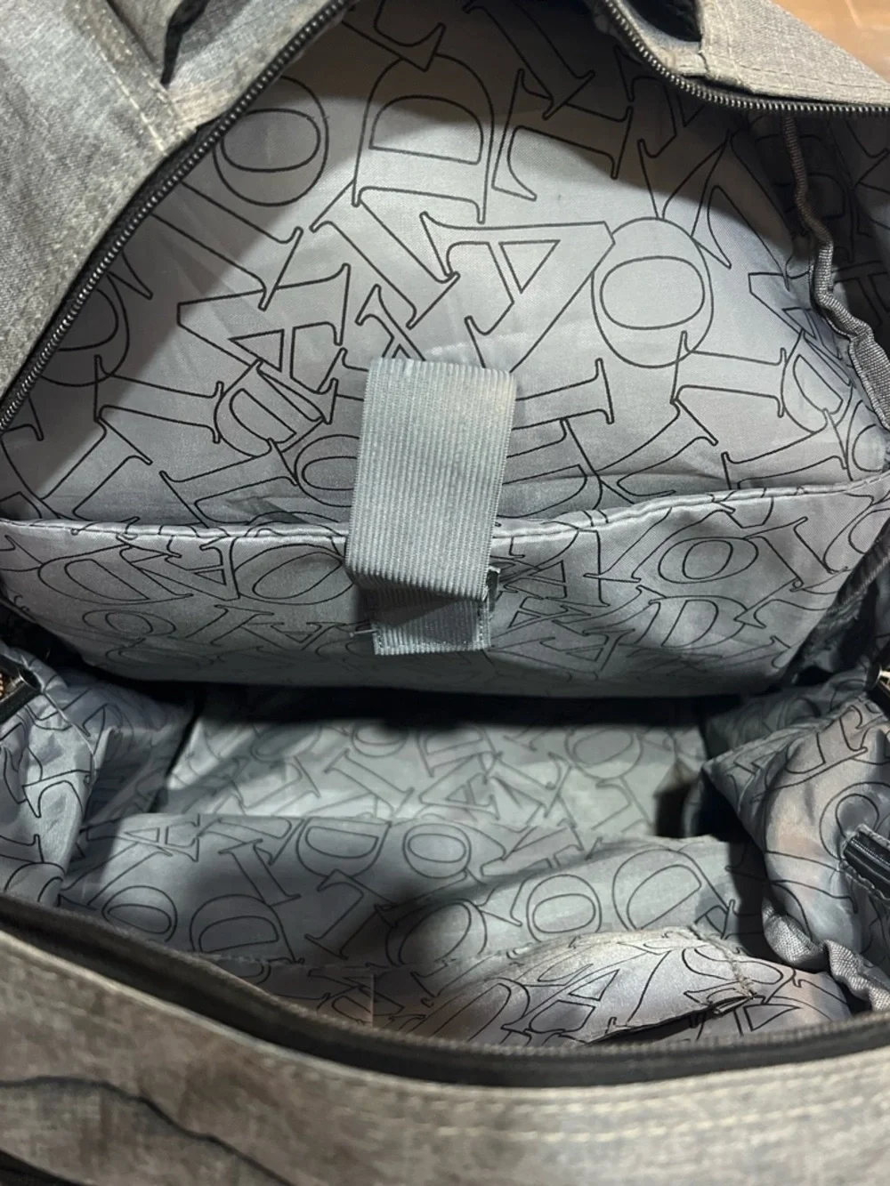 Men’s Gray Everyday Backpack with Front Pockets